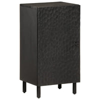 Thumbnail for Beistellschrank Schwarz 40x33x75 cm Massivholz Mango