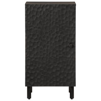 Thumbnail for Beistellschrank Schwarz 40x33x75 cm Massivholz Mango