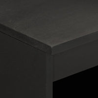 Thumbnail for Beistellschrank Schwarz 60x33x75 cm Massivholz Mango