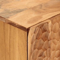 Thumbnail for Beistellschrank 60x33x75 cm Massivholz Akazie