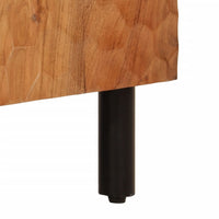 Thumbnail for Beistellschrank 60x33x75 cm Massivholz Akazie