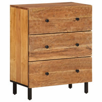 Thumbnail for Beistellschrank 60x33x75 cm Massivholz Akazie