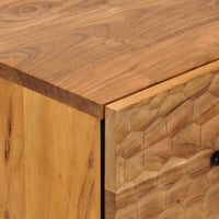 Thumbnail for Beistellschrank 60x33x75 cm Massivholz Akazie