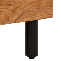 Thumbnail for Beistellschrank 60x33x75 cm Massivholz Akazie