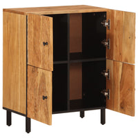 Thumbnail for Beistellschrank 60x33x75 cm Massivholz Akazie