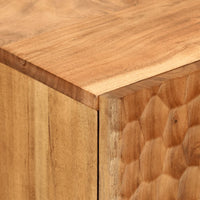 Thumbnail for Beistellschrank 60x33x75 cm Massivholz Akazie