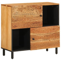 Thumbnail for Beistellschrank 80x33x75 cm Massivholz Akazie