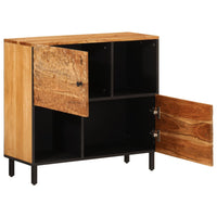 Thumbnail for Beistellschrank 80x33x75 cm Massivholz Akazie