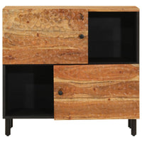 Thumbnail for Beistellschrank 80x33x75 cm Massivholz Akazie