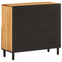 Thumbnail for Beistellschrank 80x33x75 cm Massivholz Akazie
