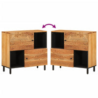 Thumbnail for Beistellschrank 80x33x75 cm Massivholz Akazie