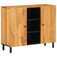 Thumbnail for Beistellschrank 90x33x75 cm Massivholz Akazie