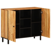 Thumbnail for Beistellschrank 90x33x75 cm Massivholz Akazie