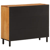 Thumbnail for Beistellschrank 90x33x75 cm Massivholz Akazie