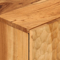 Thumbnail for Beistellschrank 90x33x75 cm Massivholz Akazie