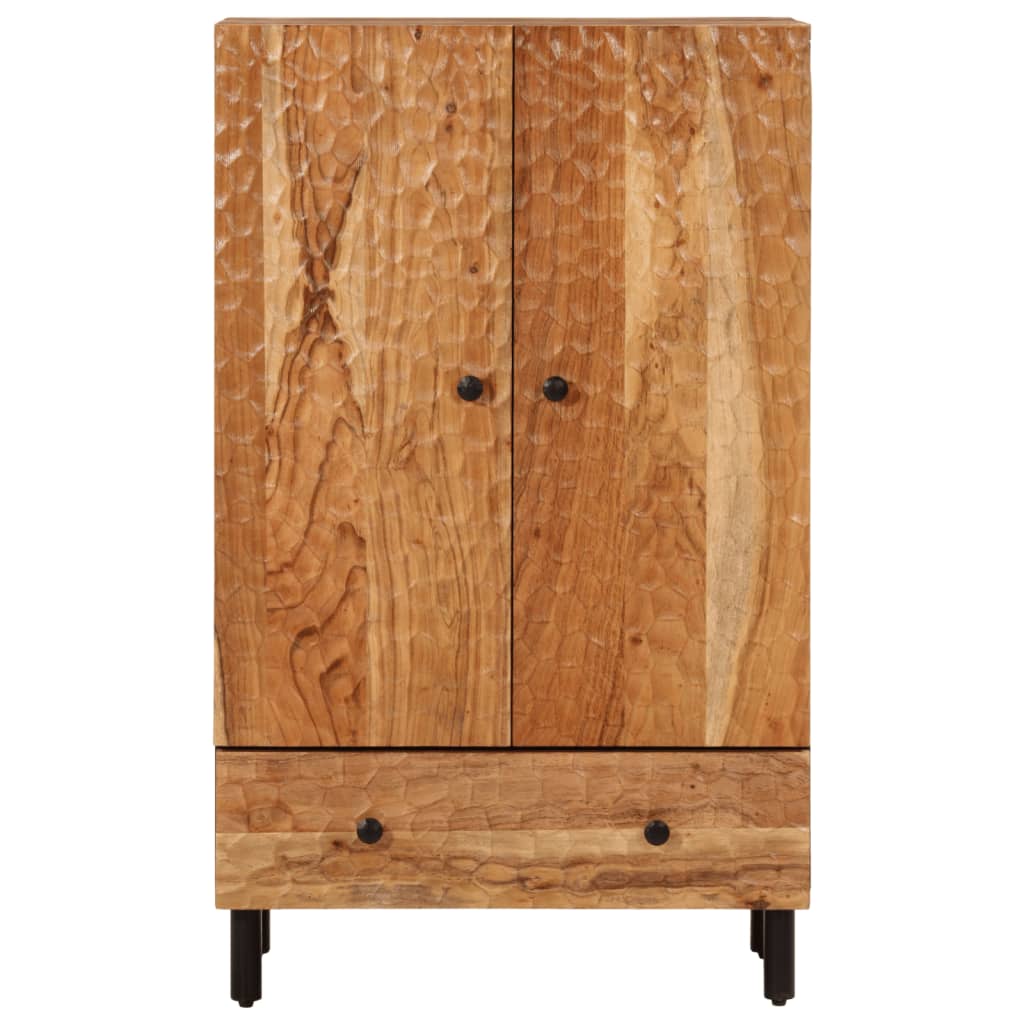 Highboard 60x33x100 cm Massivholz Akazie