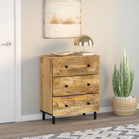 Thumbnail for Beistellschrank 60x33x75 cm Massivholz Mango