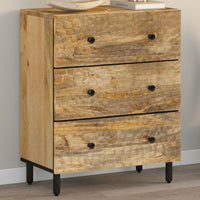 Thumbnail for Beistellschrank 60x33x75 cm Massivholz Mango