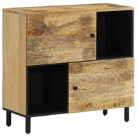 Thumbnail for Beistellschrank 80x33x75 cm Massivholz Mango