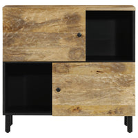 Thumbnail for Beistellschrank 80x33x75 cm Massivholz Mango
