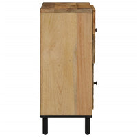 Thumbnail for Beistellschrank 80x33x75 cm Massivholz Mango