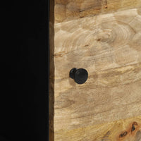 Thumbnail for Beistellschrank 80x33x75 cm Massivholz Mango