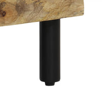 Thumbnail for Beistellschrank 80x33x75 cm Massivholz Mango