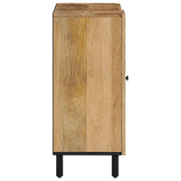 Thumbnail for Beistellschrank 90x33x75 cm Massivholz Mango