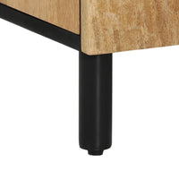 Thumbnail for Beistellschrank 90x33x75 cm Massivholz Mango
