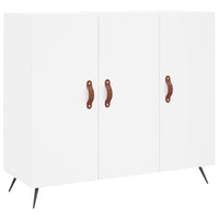 Thumbnail for Sideboard Weiß 90x34x80 cm Holzwerkstoff