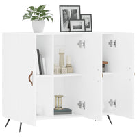 Thumbnail for Sideboard Weiß 90x34x80 cm Holzwerkstoff