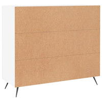 Thumbnail for Sideboard Weiß 90x34x80 cm Holzwerkstoff