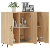 Thumbnail for Sideboard Sonoma-Eiche 90x34x80 cm Holzwerkstoff