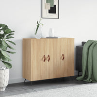 Thumbnail for Sideboard Sonoma-Eiche 90x34x80 cm Holzwerkstoff