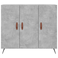 Thumbnail for Sideboard Betongrau 90x34x80 cm Holzwerkstoff