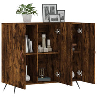 Thumbnail for Sideboard Räuchereiche 90x34x80 cm Holzwerkstoff