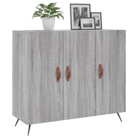 Thumbnail for Sideboard Grau Sonoma 90x34x80 cm Holzwerkstoff
