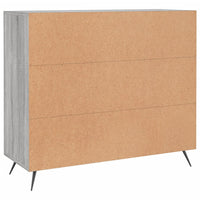 Thumbnail for Sideboard Grau Sonoma 90x34x80 cm Holzwerkstoff
