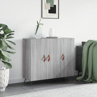 Thumbnail for Sideboard Grau Sonoma 90x34x80 cm Holzwerkstoff