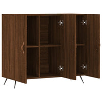 Thumbnail for Sideboard Braun Eichen-Optik 90x34x80 cm Holzwerkstoff