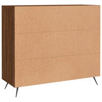 Thumbnail for Sideboard Braun Eichen-Optik 90x34x80 cm Holzwerkstoff