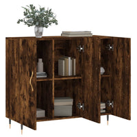Thumbnail for Sideboard Räuchereiche 90x34x80 cm Holzwerkstoff