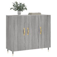 Thumbnail for Sideboard Grau Sonoma 90x34x80 cm Holzwerkstoff