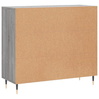 Thumbnail for Sideboard Grau Sonoma 90x34x80 cm Holzwerkstoff