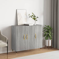 Thumbnail for Sideboard Grau Sonoma 90x34x80 cm Holzwerkstoff