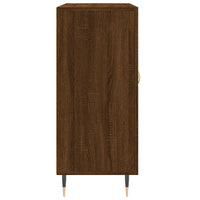 Thumbnail for Sideboard Braun Eichen-Optik 90x34x80 cm Holzwerkstoff
