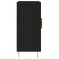 Thumbnail for Sideboard Schwarz 90x34x80 cm Holzwerkstoff
