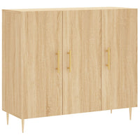 Thumbnail for Sideboard Sonoma-Eiche 90x34x80 cm Holzwerkstoff