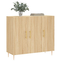 Thumbnail for Sideboard Sonoma-Eiche 90x34x80 cm Holzwerkstoff