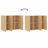 Thumbnail for Sideboard Sonoma-Eiche 90x34x80 cm Holzwerkstoff